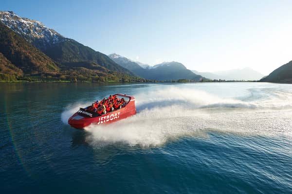 Scenic Jetboat Ride on Lake Brienz