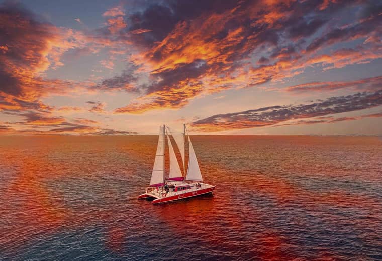 BBQ sailing trip to Boca Catalina, Aruba