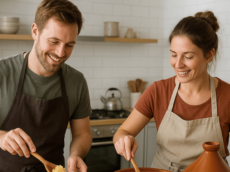 Marrakech : Cours de cuisine marocaine traditionnelle avec un chef local - Photo 2