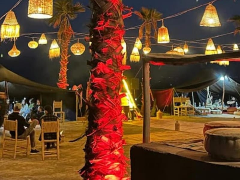 DÎNER DANS LE DÉSERT D'AGAFAY SOUS LES ÉTOILES AVEC SPECTACLE ET CHAMEAUX - Photo 3