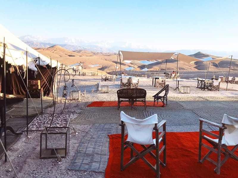 Balade à dos de chameau dans le désert d'Agafay et dîner - Photo 2