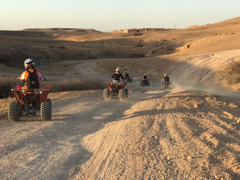 Marrakech : Excursion dans le désert d'Agafay en quad et à dos de chameau avec dîner - Photo 2