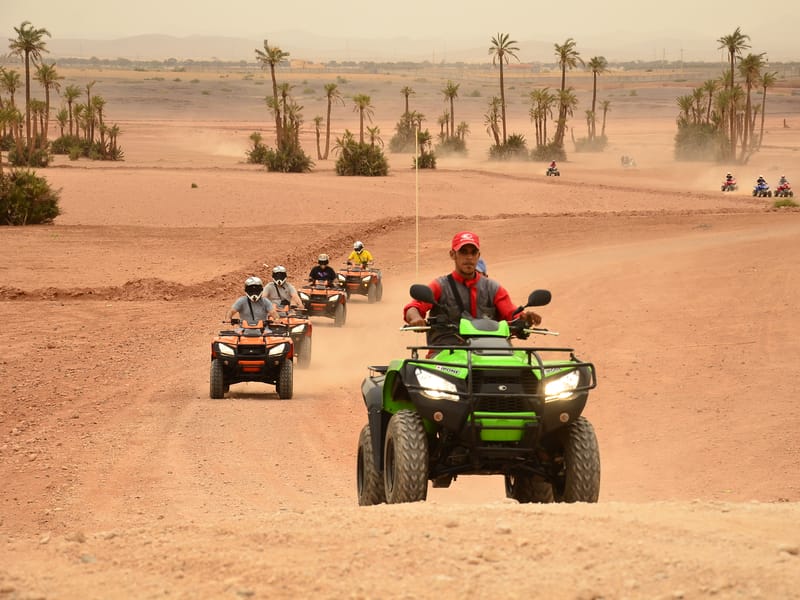Marrakech : Visite guidée de la Palmeraie en quad avec pause thé - Photo 2