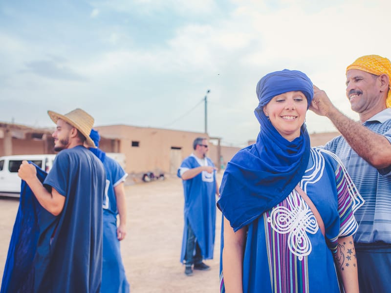 Au départ de Marrakech : Balade à dos de chameau dans le désert d'Agafay, dîner et spectacle - Photo 3