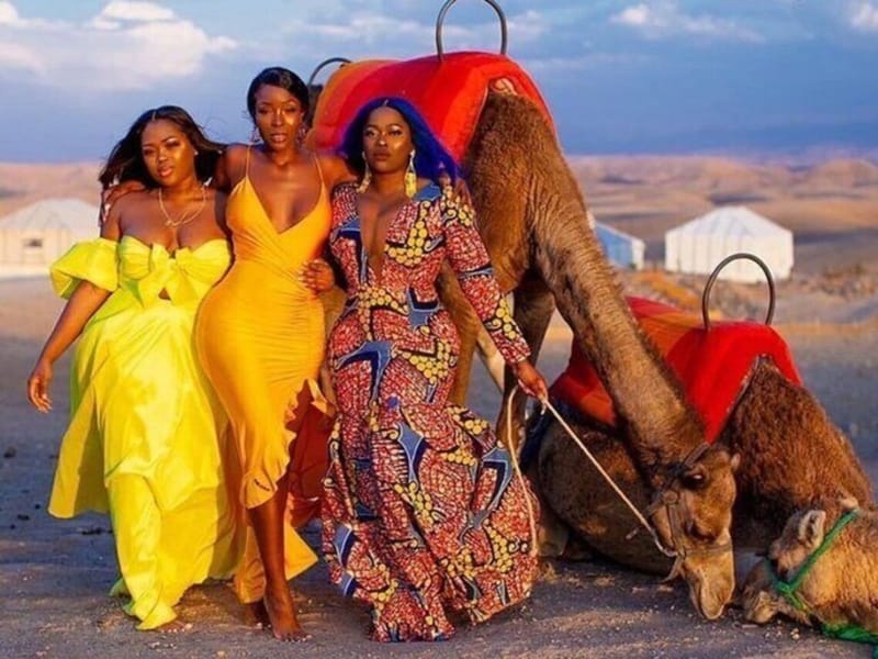 Dîner romantique et promenade à dos de chameau dans le désert d'Agafay - Photo 2