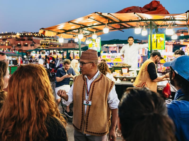 Marrakech : Visite à pied et dîner de la cuisine marocaine authentique - Photo 2