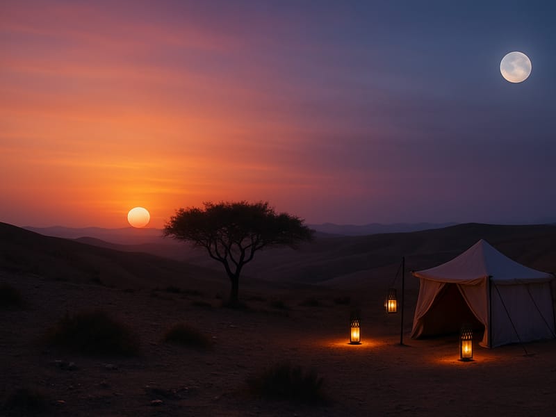 Marrakech : dîner magique au coucher du soleil dans le désert d'Agafay et spectacle en direct - Photo 3