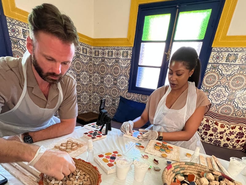 Marrakech : créez votre propre chef-d'œuvre de mosaïque marocaine en zellige - Photo 3