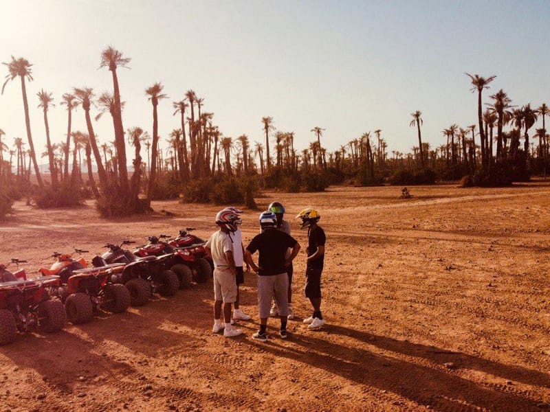 Balade en quad dans le desert palmeraie de Marrakech - Photo 2