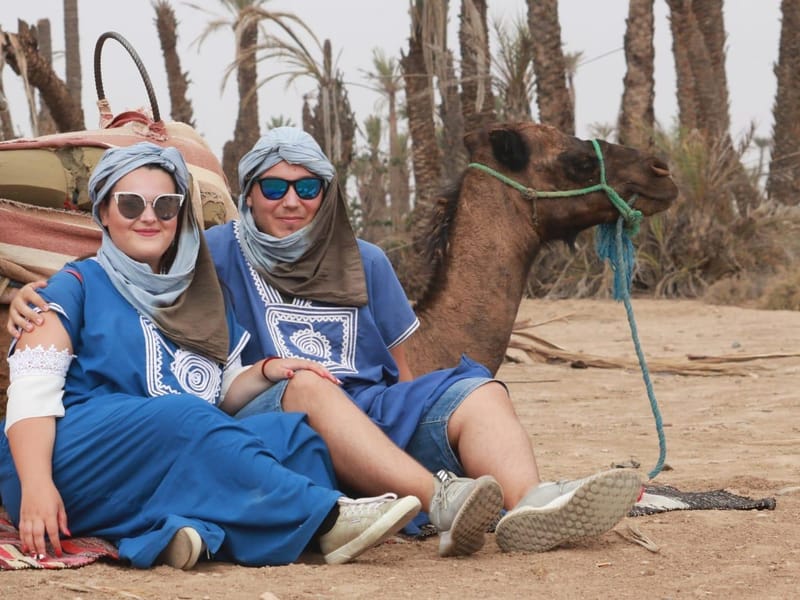 Balade à dos de chameau dans la Palmeraie de Marrakech avec pause thé - Photo 3