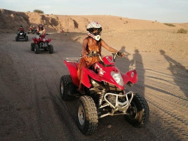 Marrakech : Quad dans le désert d'Agafay et dîner-spectacle - Photo 2