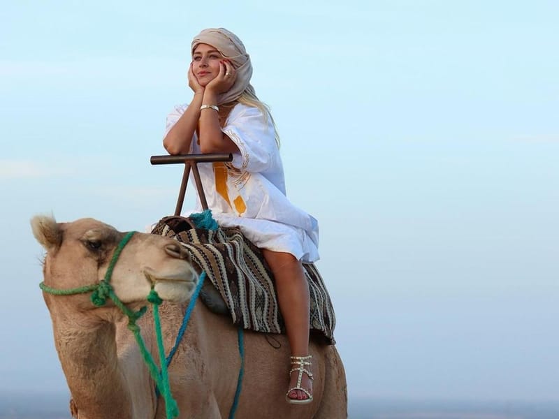 Marrakech : désert d'Agafay avec dîner et balade à dos de chameau, spectacle - Photo 2