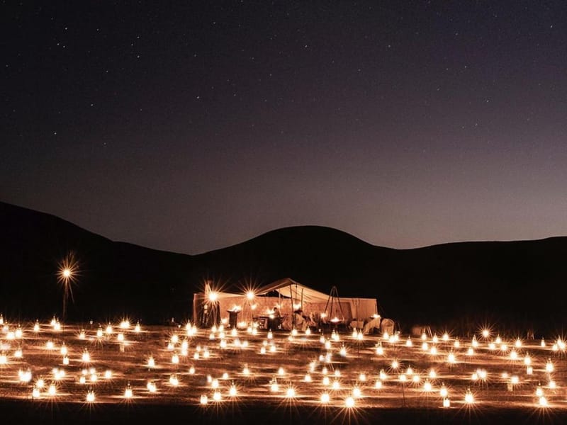 Marrakech : désert d'Agafay avec dîner et balade à dos de chameau, spectacle - Photo 3