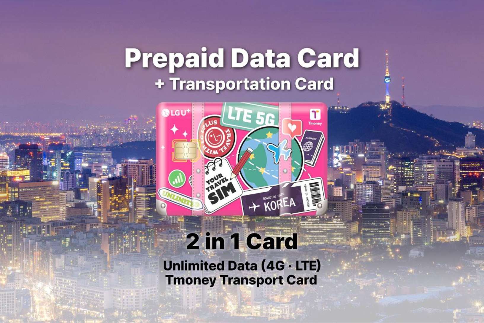 Incheon Airport: 2-in-1 Prepaid Card + Tmoney on GetYourGuide