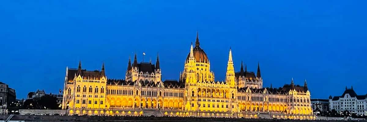 Boedapest uitzicht Parlement