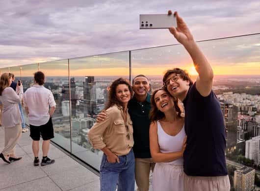 Skyline Warschau vanaf Highline