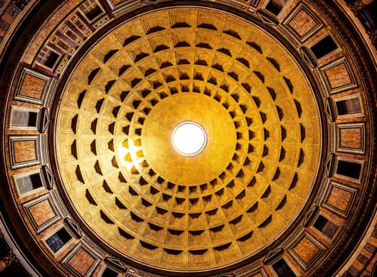 Interieur van het Pantheon in Rome