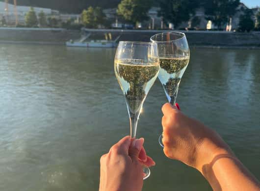 Bubbels op de Donau