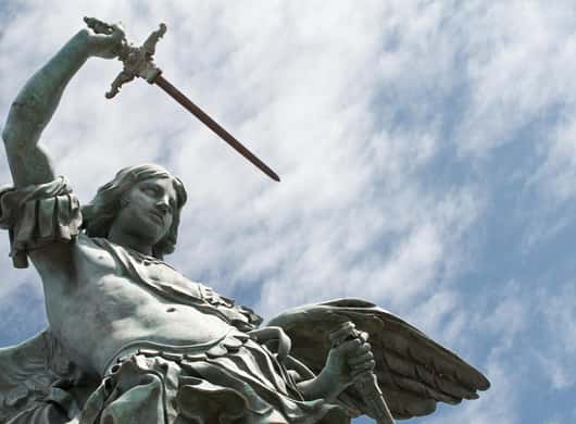 Binnenin Castel Sant'Angelo in Rome