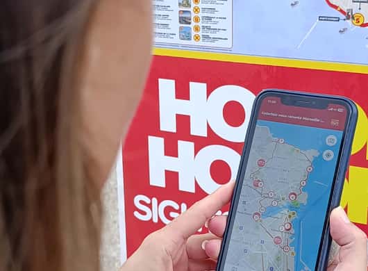 Hop-off bus halte Marseille