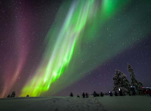 Aurora jacht sneeuwscooter