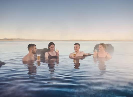 Geothermisch bad IJsland