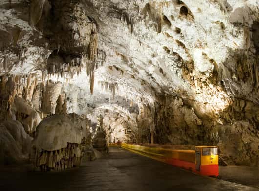 Postojna grotten treintje