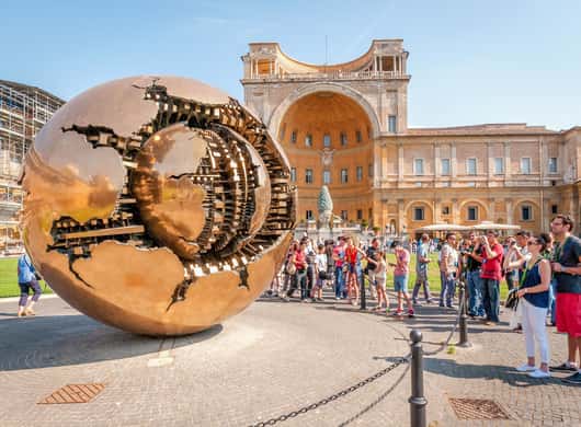 Galerij in de Vaticaanse Musea in Rome