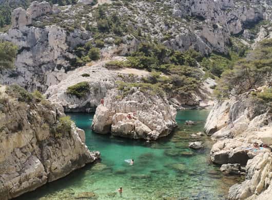 Calanques wandelpad