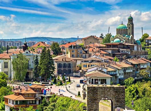 Tsarevets fort Bulgarije