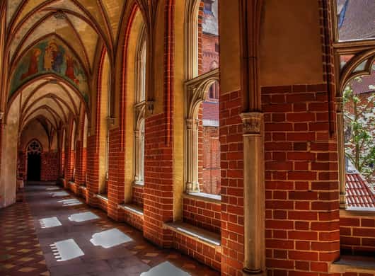 Malbork kasteel binnenplaats