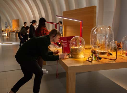 Interactieve tentoonstelling in Cité du Vin