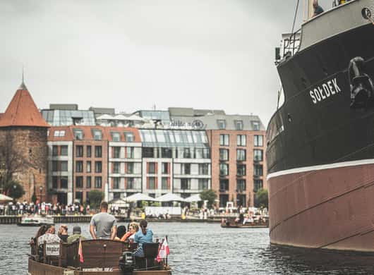 Historische boot Motława