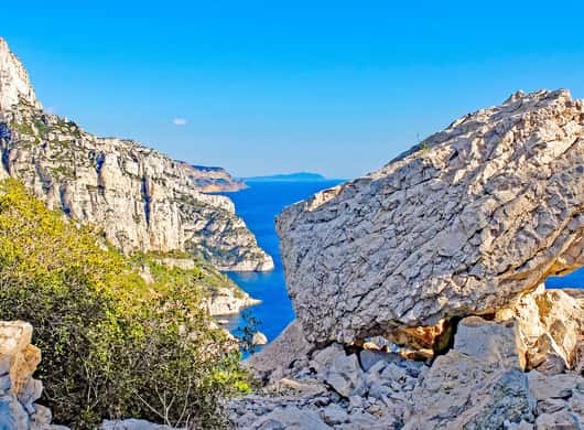 Calanques uitzicht