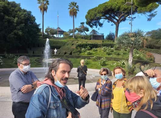 Straatbeeld met barokke gebouwen in Catania