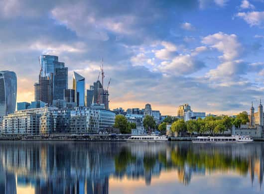 Tower Bridge vanaf de boot