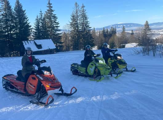 Thermale baden sneeuw