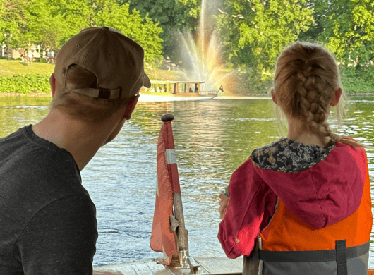 Canal boat tour Riga