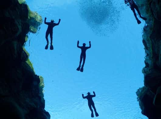 Silfra fissure IJsland