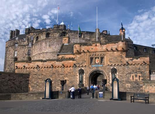 Uitzicht vanaf Edinburgh Castle