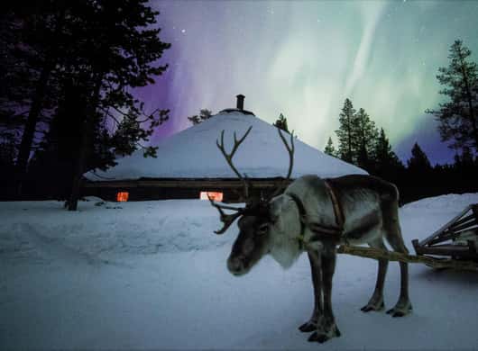 Aurora borealis rendieren