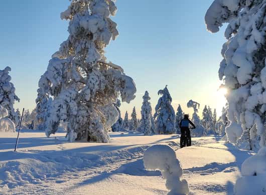 Winterfietsen Finland