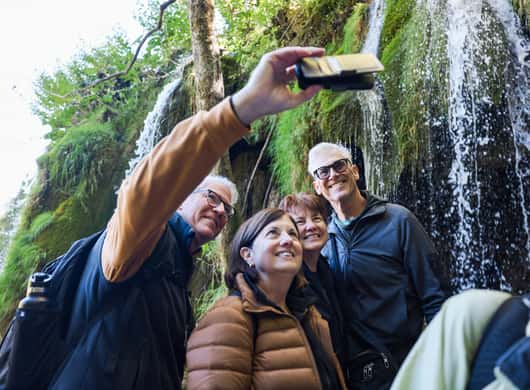 Plitvice Meren blauw water