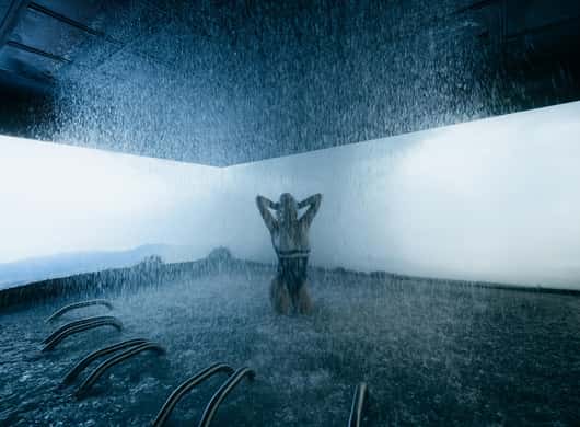 Binnenzwembad bij QC Termemilano in Milaan