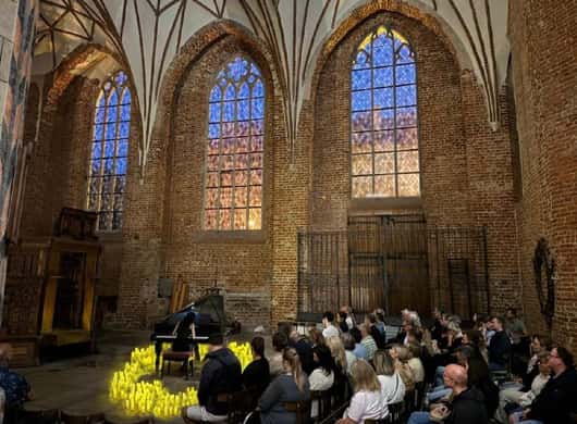 Pianoconcert bij kaarslicht