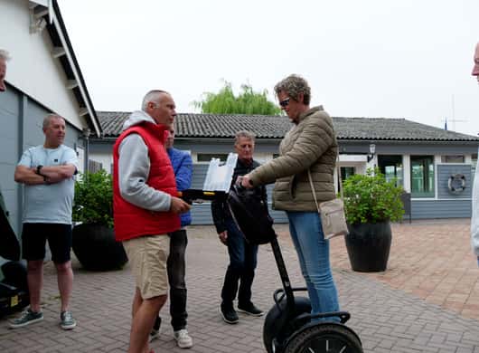 Segway langs de Maas