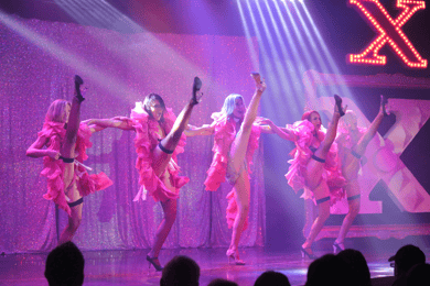 Las Vegas: X Burlesque Show at the Flamingo