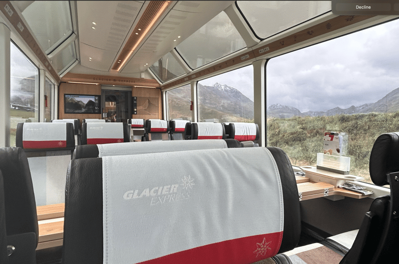 【OKA】　GLACIER EXPRESS　他2点セット Glacier Express: Train Journey and 3-Day Tour from Zurich 2026