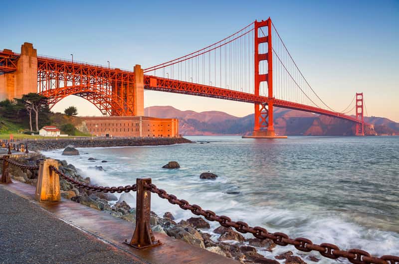 ゴールデンゲートブリッジ 縦25横20グランドキャニオンで購入しました 12/11本日がアメリカ最終日（ゴールデンゲートブリッジを歩いて渡る＋