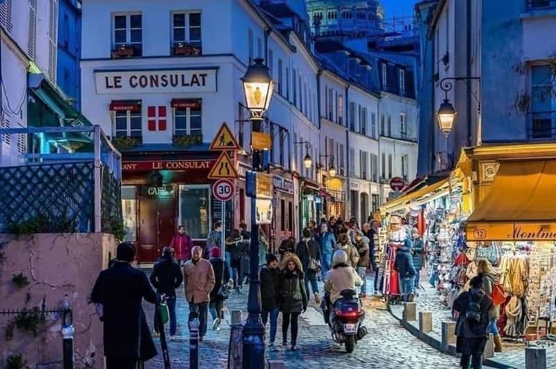 塚田國次 フランス、モンマルトル、テルトル広場 塚田國次 フランス